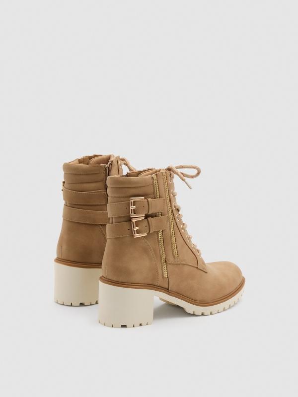 In Side Botines Doble Cremallera