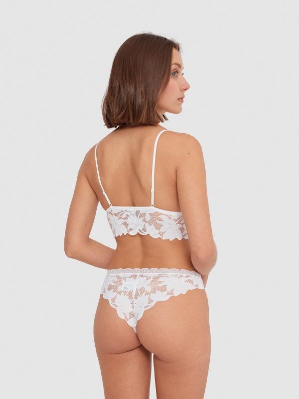 In Side Bralette De Encjae Blanco