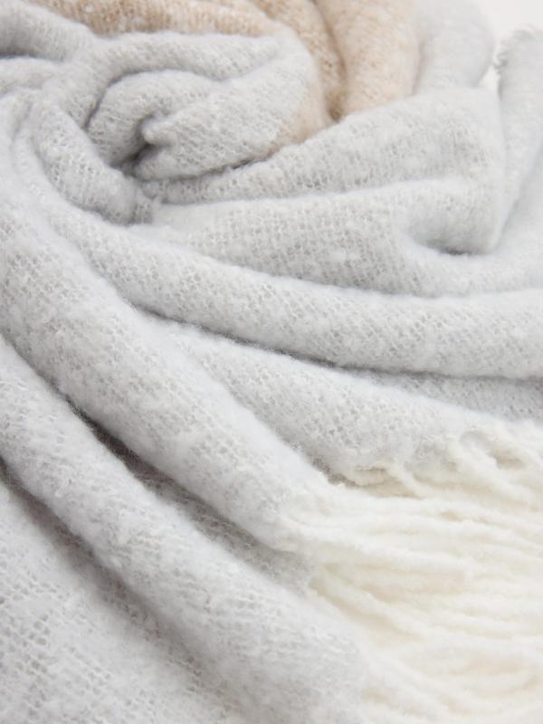 In Side Bufanda Camel Y Blanco