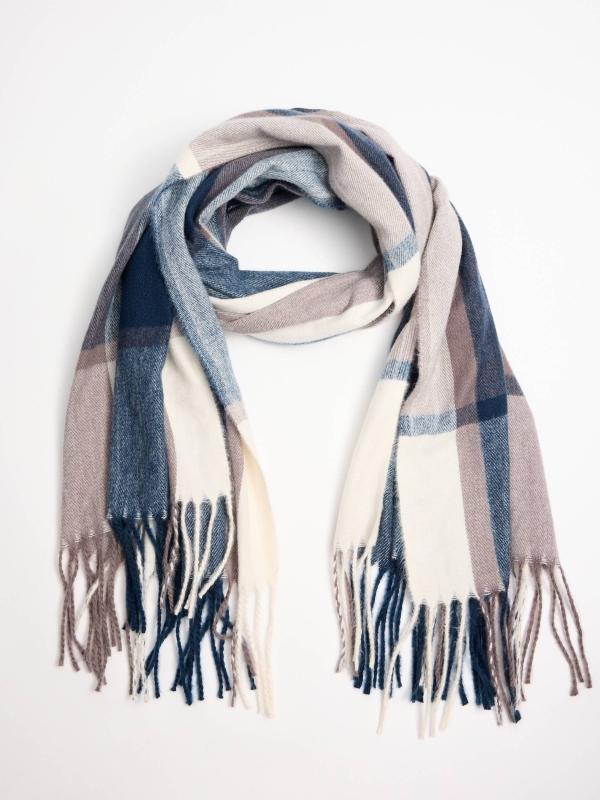In Side Bufanda Cuadros Azules