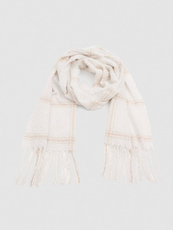 In Side Bufanda Cuadros Beige
