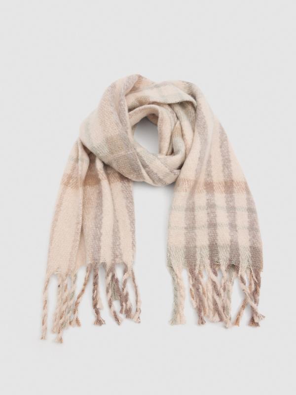In side Bufanda cuadros marrones