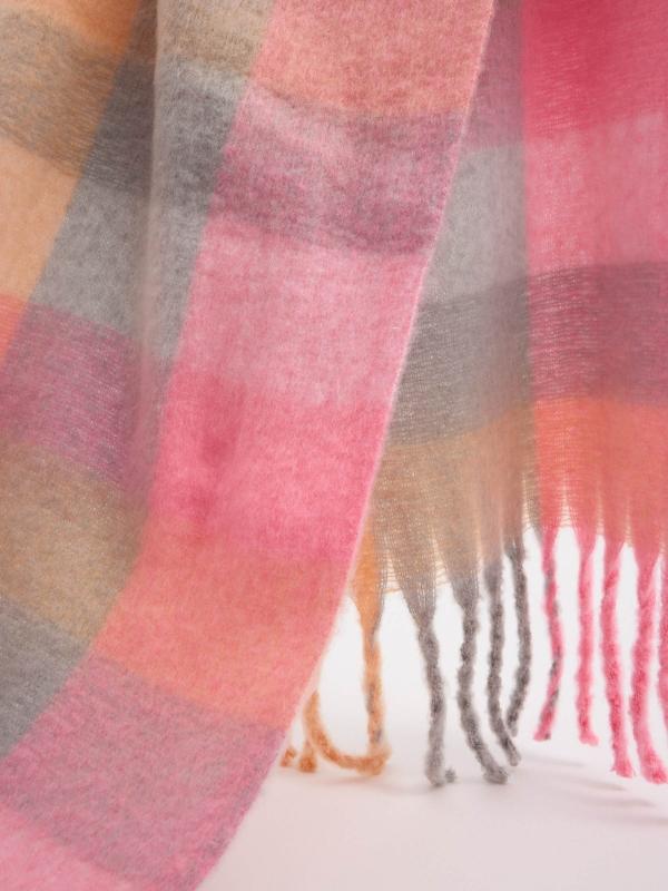 In Side Bufanda Cuadros Multicolor Pastel