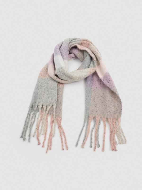 In side Bufanda cuadros multicolor