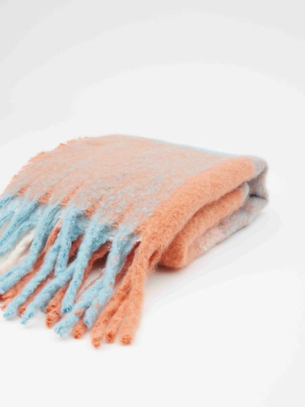 In Side Bufanda Maxi Azul/naranja