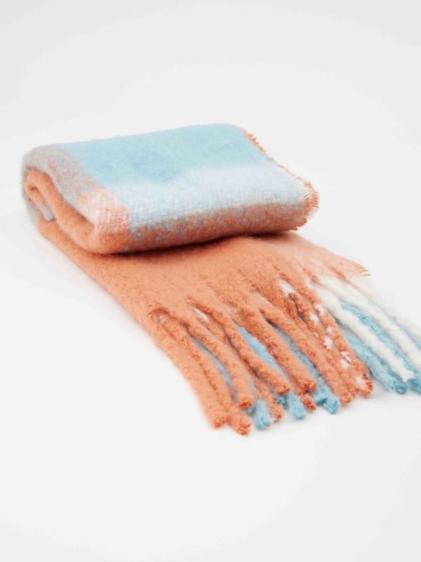 In Side Bufanda Maxi Azul/naranja