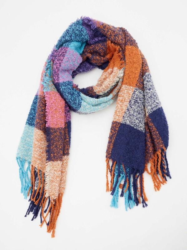 In Side Bufanda Print De Cuadros De Colores