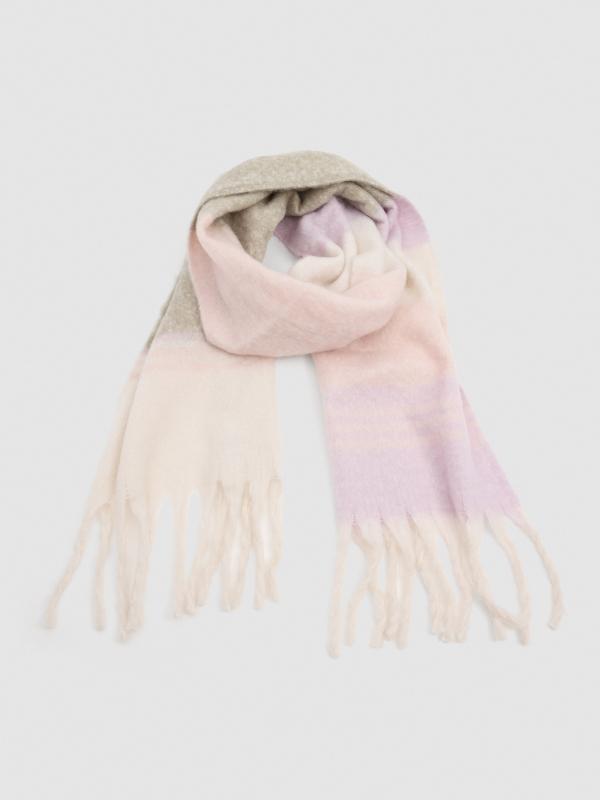 In side Bufanda rayas flecos