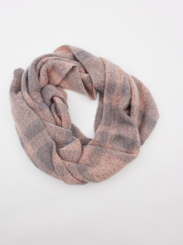In Side Bufanda Rosa/gris