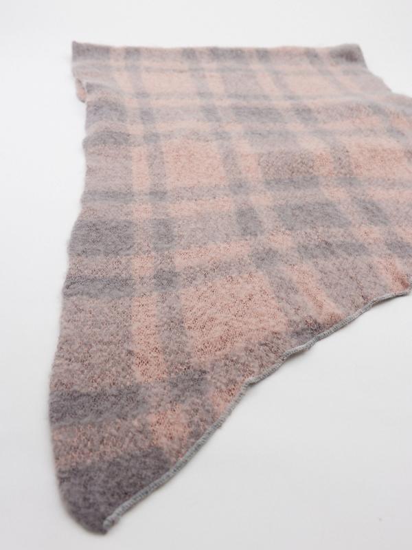 In side Bufanda rosa/gris