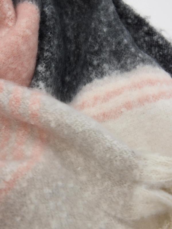 In Side Bufanda Suave Color Block