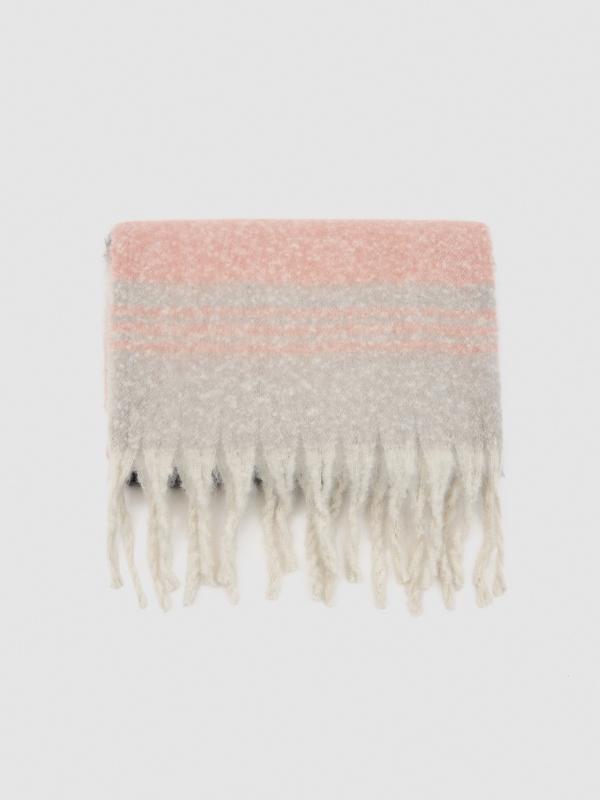 In side Bufanda suave color block