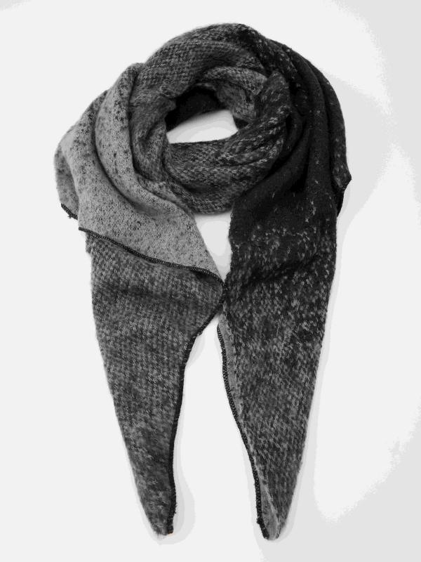 In Side Bufanda Triángulo Gris