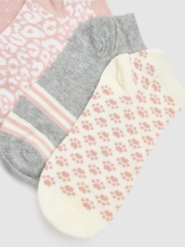 In Side Calcetines Tobilleros Estampados Pack 4
