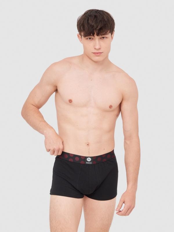In side Calzoncillo boxer cintura estampada 3 unid