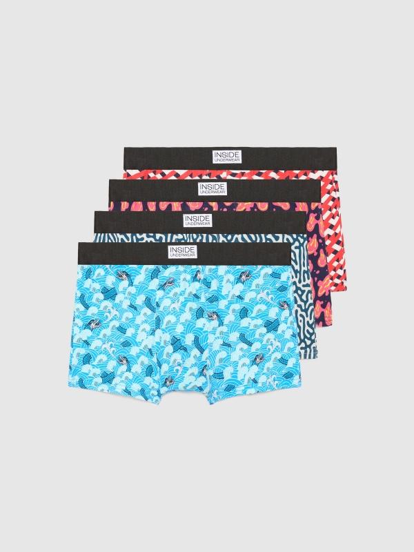 In Side Calzoncillo Boxer Estampado Pack 4