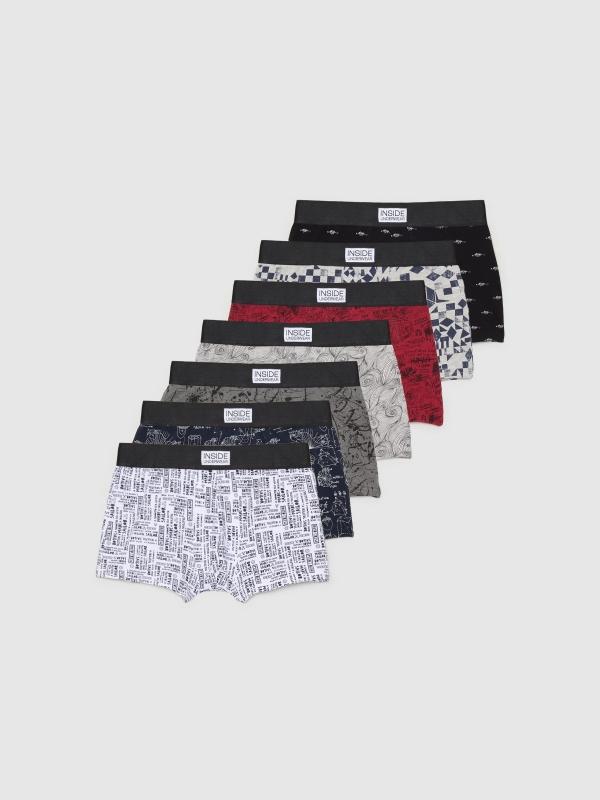 In Side Calzoncillo Boxer Estampado Pack 7