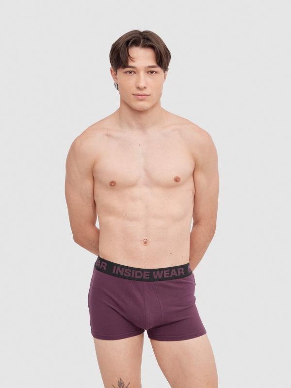 In side Calzoncillo boxer lisos Pack 4