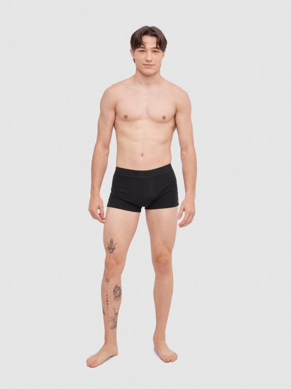 In Side Calzoncillo Boxer Negro Pack 4