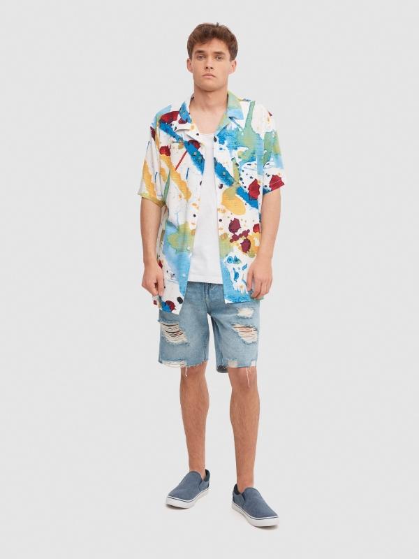 In Side Camisa Acuarela