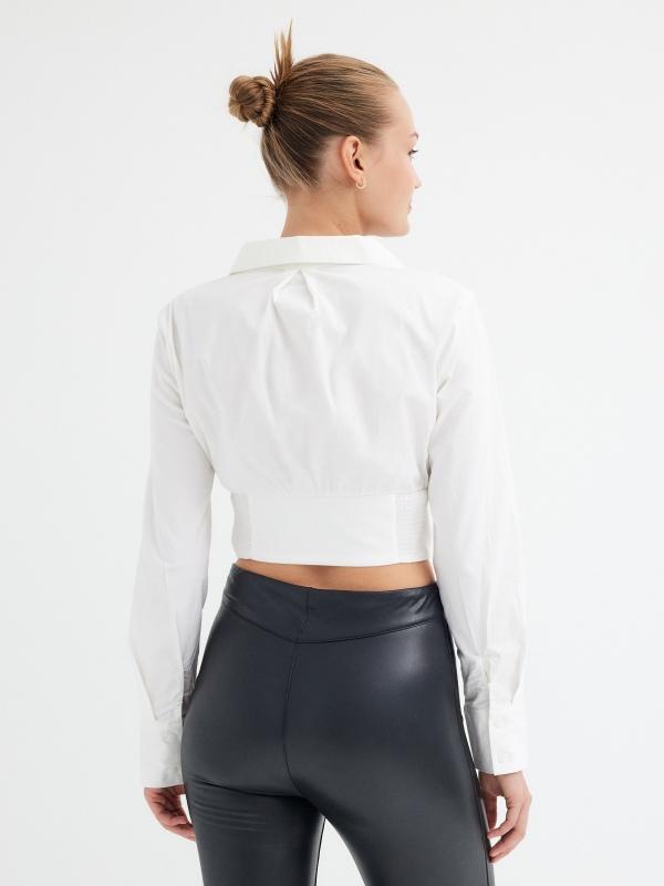 In Side Camisa Crop Corsé