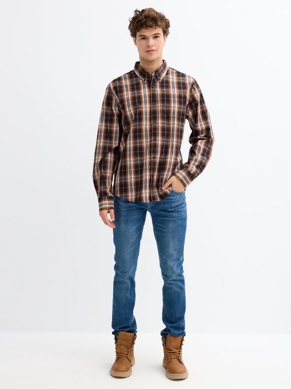 In Side Camisa Cuadros