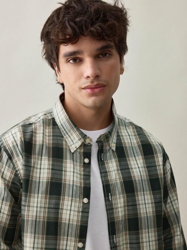 In Side Camisa Cuadros Verdes