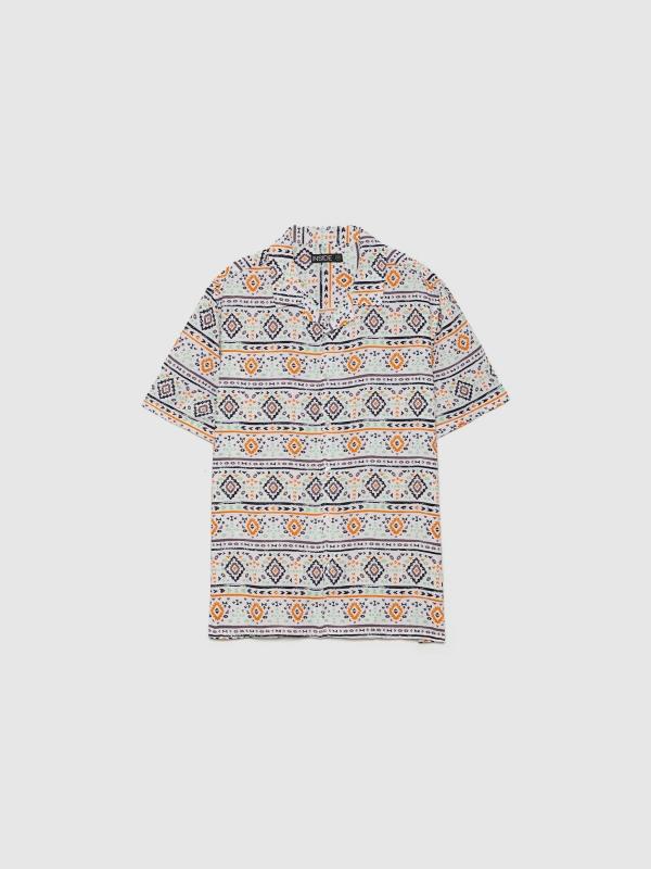 In Side Camisa étnica