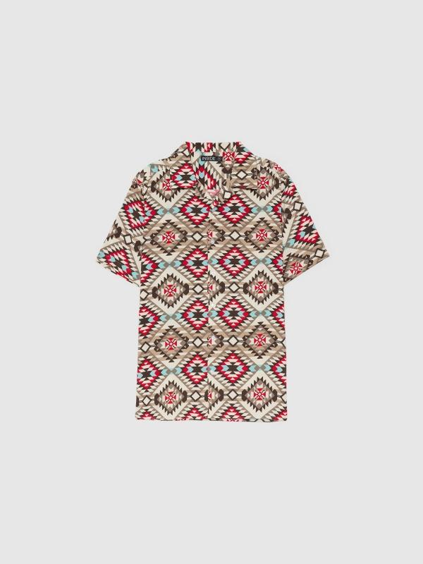 In Side Camisa étnica Allover