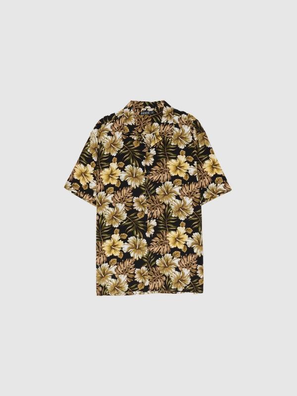 In Side Camisa Fluida Flores