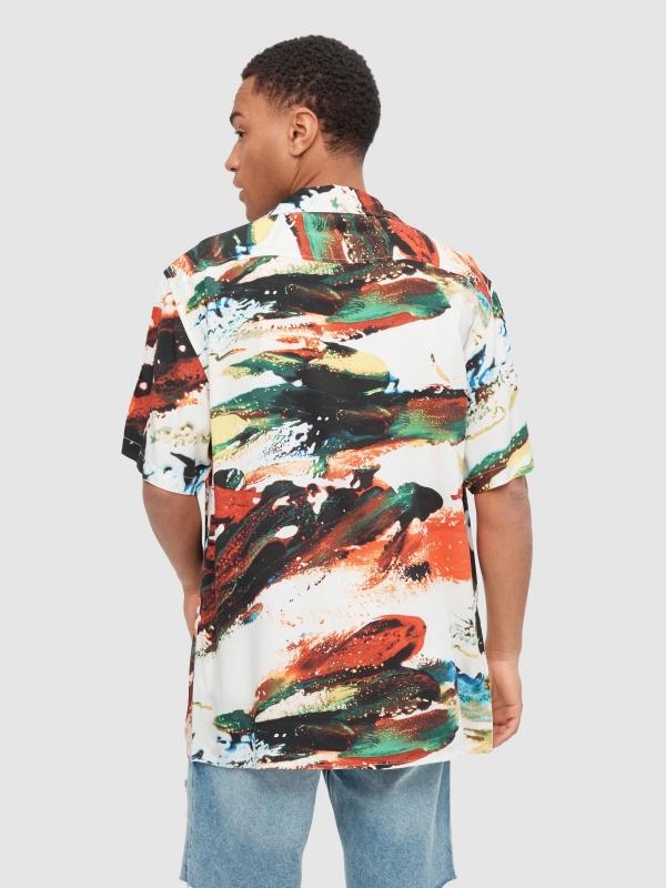 In Side Camisa Manchas De Pintura