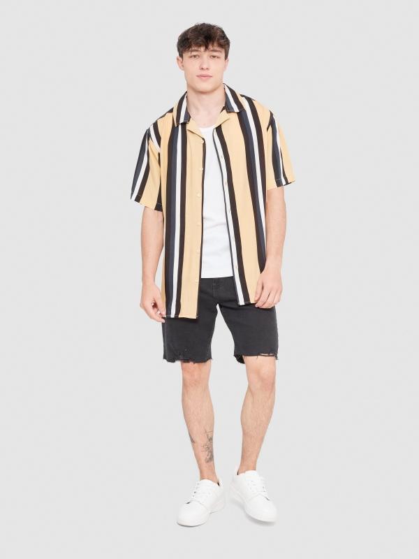 In Side Camisa Rayas