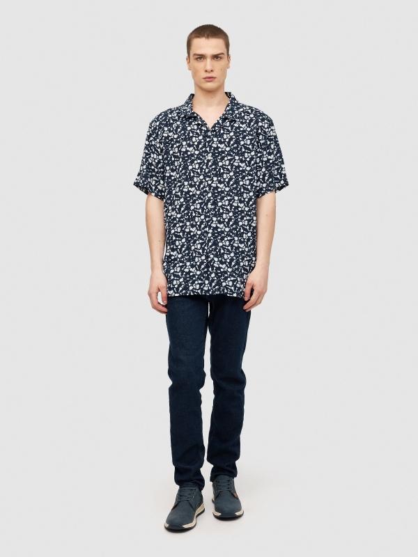 In Side Camisa Tie Dye