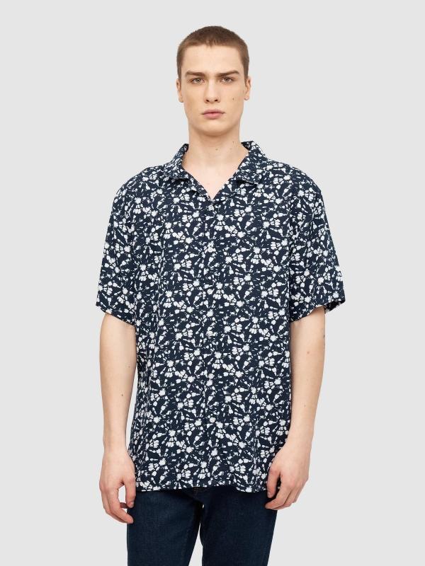 In side Camisa tie dye