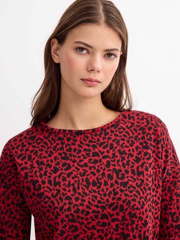 In Side Camiseta Animal Print Leopardo