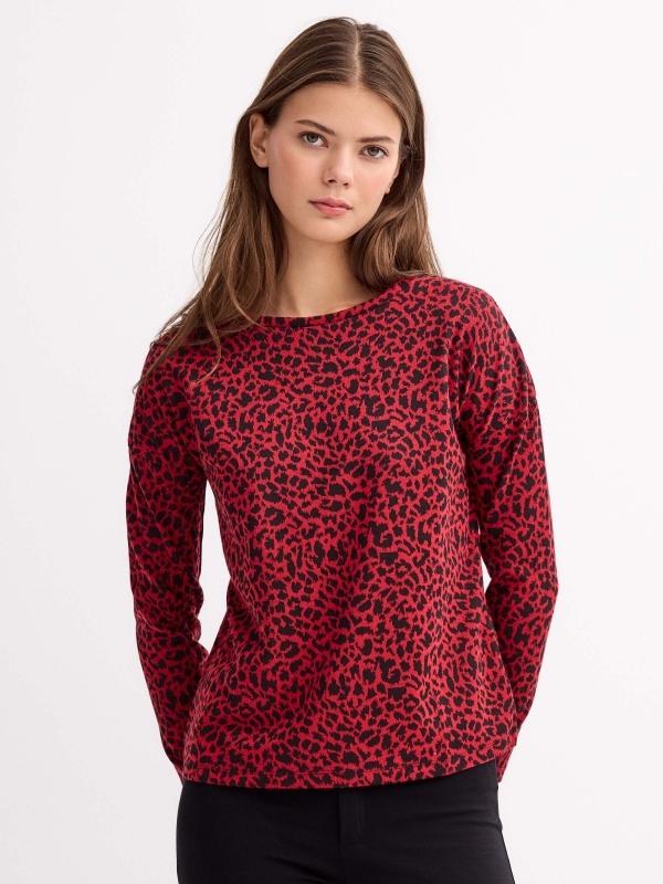 In side Camiseta animal print leopardo
