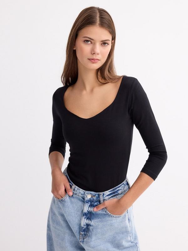 In side Camiseta básica de corazón