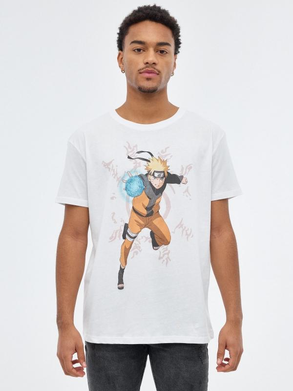 In side Camiseta blanca Naruto