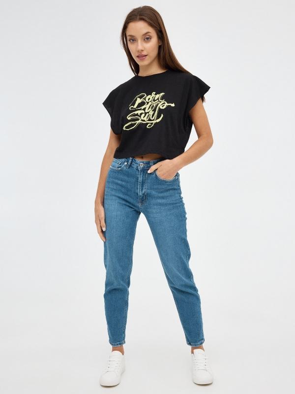 In Side Camiseta Born To Surf