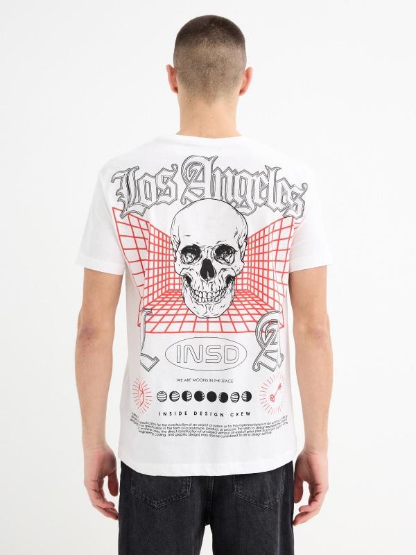 In Side Camiseta Calavera Espalda