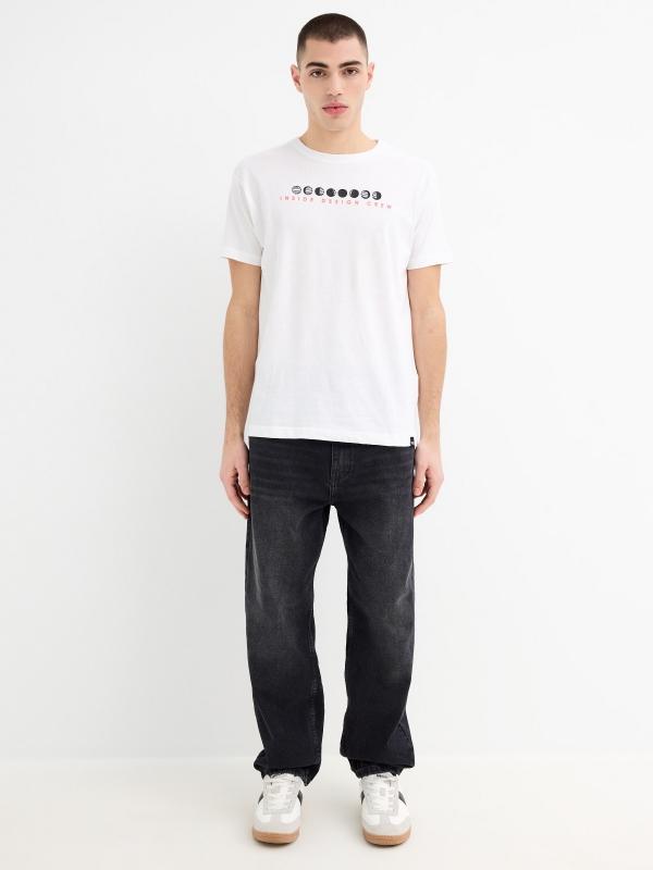 In Side Camiseta Calavera Espalda