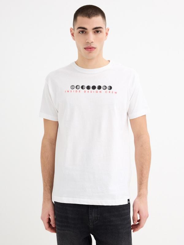 In side Camiseta calavera espalda