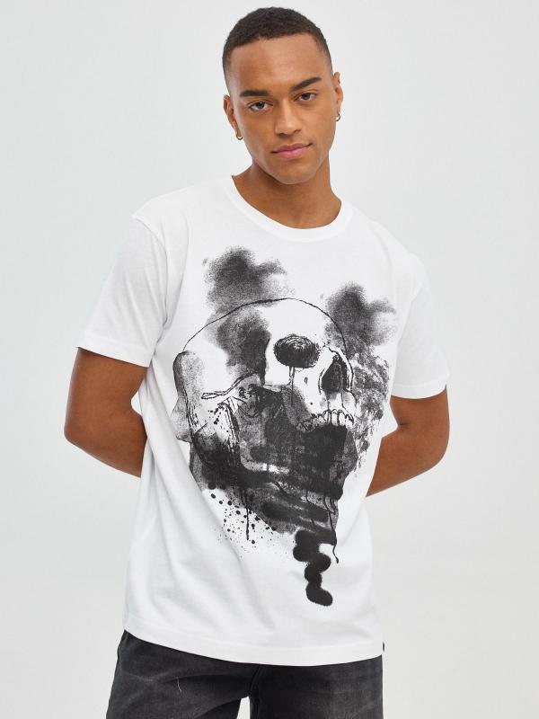 In Side Camiseta Calavera Print