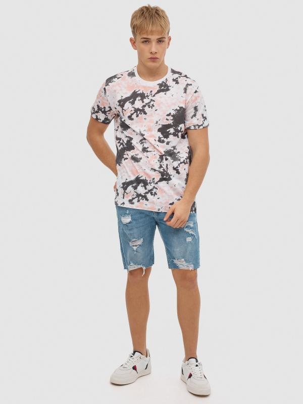 In Side Camiseta Calavera Tie&Dye