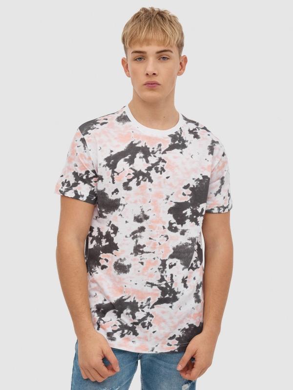 In side Camiseta calavera Tie&Dye