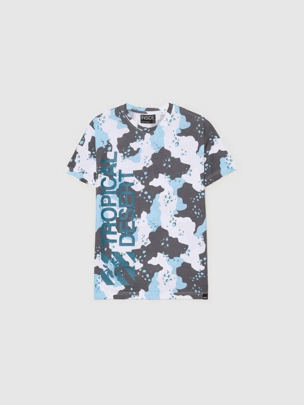 In Side Camiseta Camuflaje Tropical