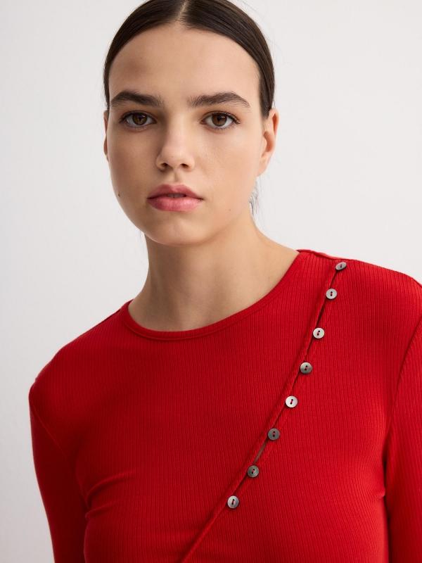 In Side Camiseta Canalé Botones