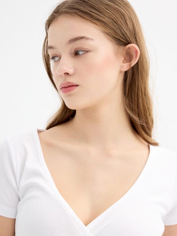 In Side Camiseta Canalé Cruzada