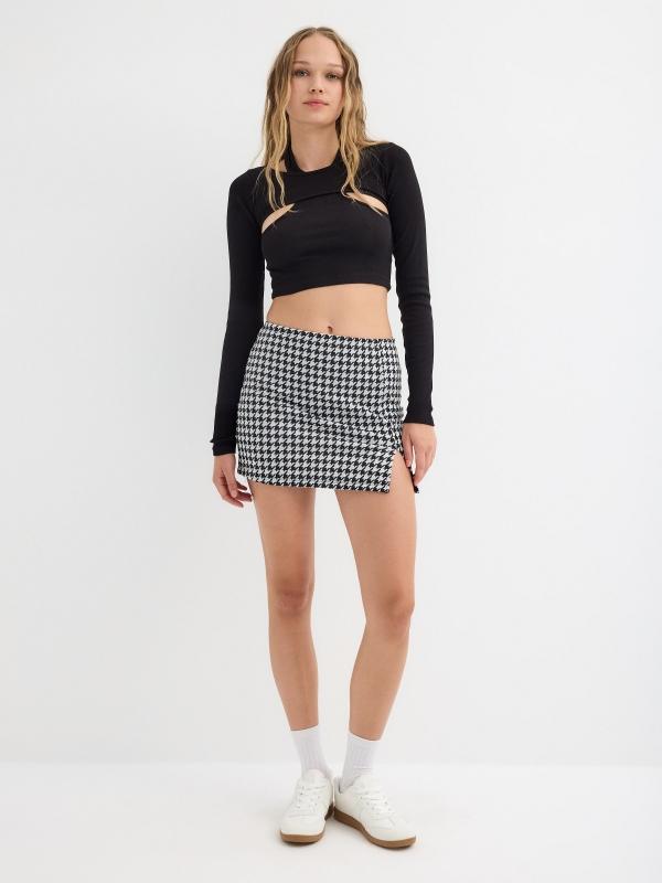 In Side Camiseta Canalé Cut Out