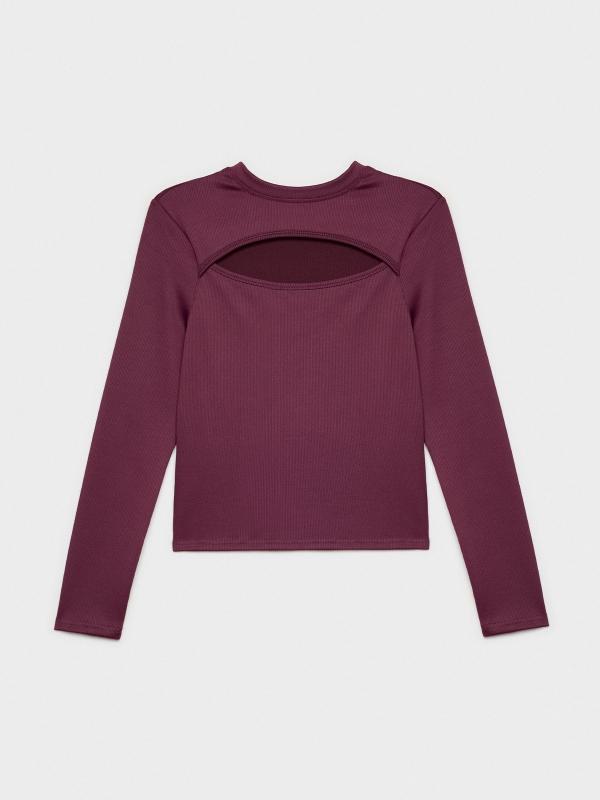 In Side Camiseta Canalé Manga Larga Cut Out